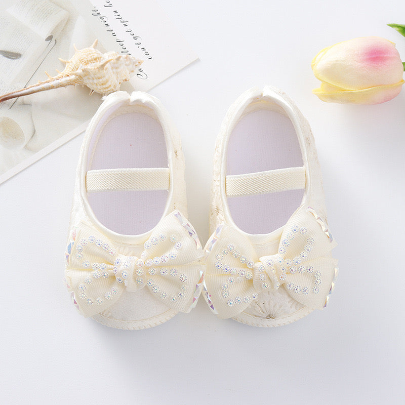 Baby pre walker shoes with bow knot 2 color