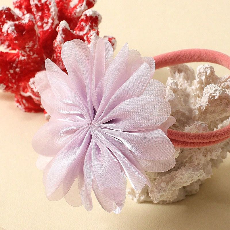 2 pieces set Mermaid outfit + headband for newborn baby yellow color
