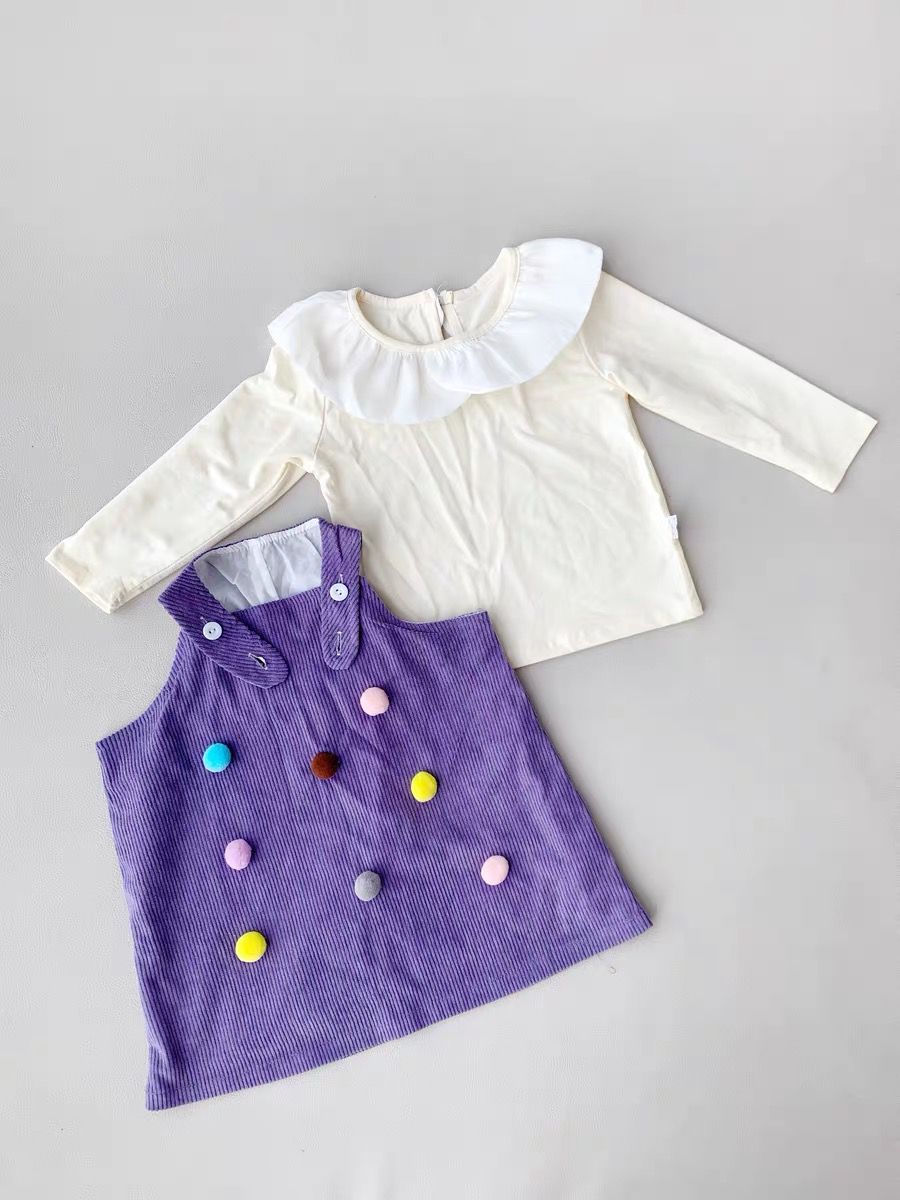 Set of 2 pcs. Long sleeve T-shirt + dress