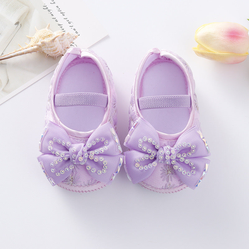 Baby pre walker shoes with bow knot 2 color