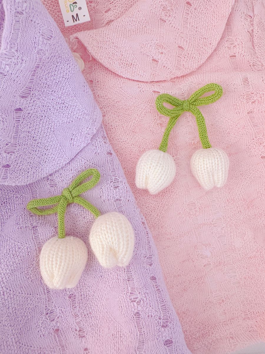 Set of 2 pcs sweet long sleeve Jacket + tulle dress