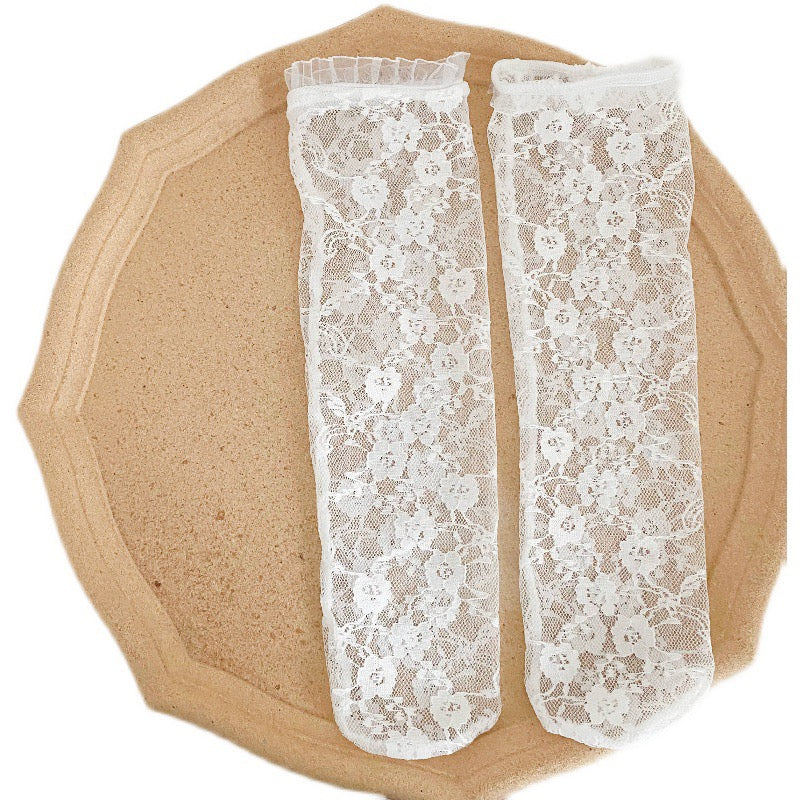 Baby lace tube socks knee high socks