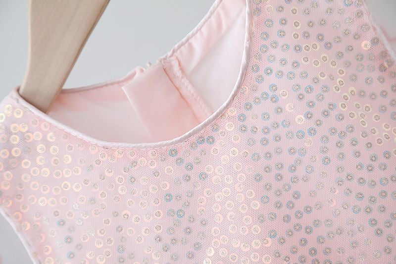Multi layered butterfly dress very soft with sequins