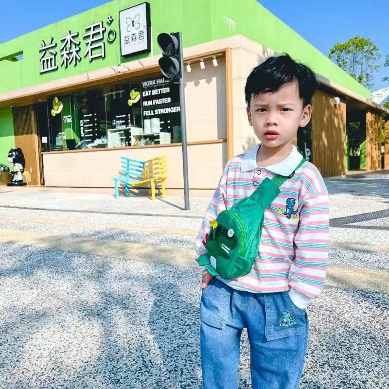 3 piece boys jeans + long sleeve t shirt+ bag