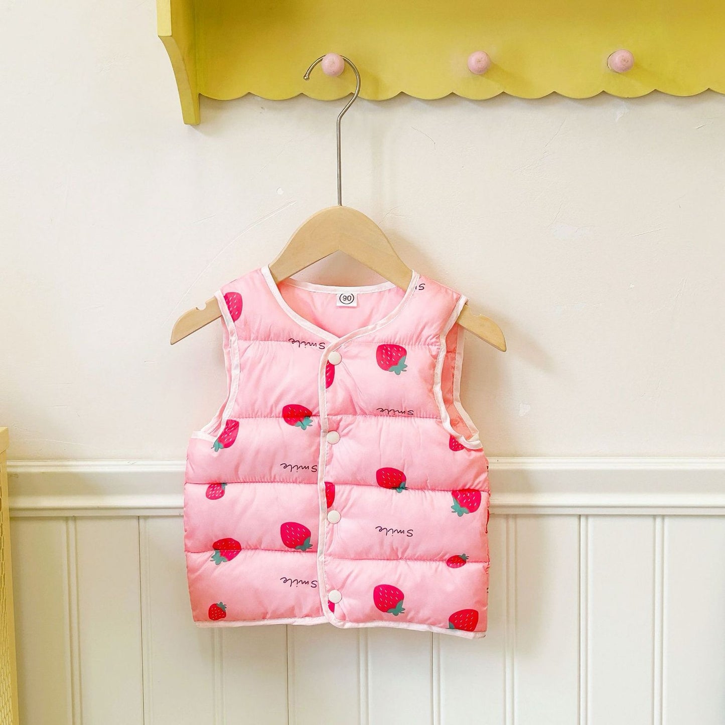 Baby strawberry vest
