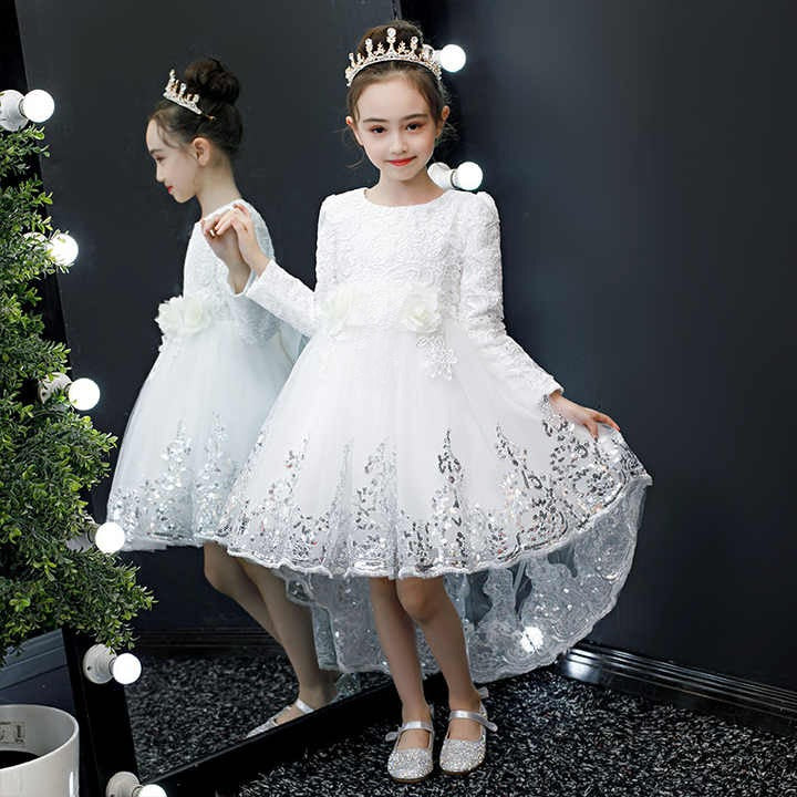 Long sleeve White princess dress