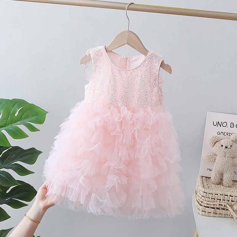 Multi layered butterfly dress very soft with sequins