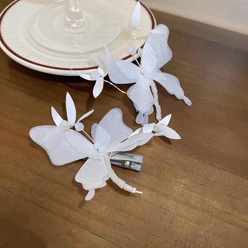 Butterfly hair clips