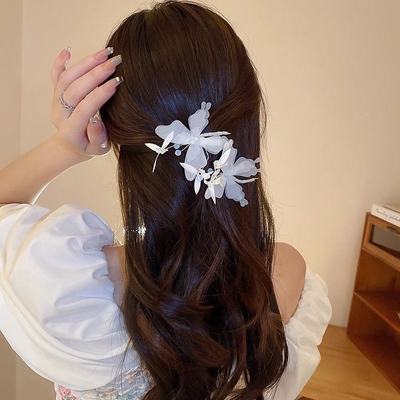 Butterfly hair clips