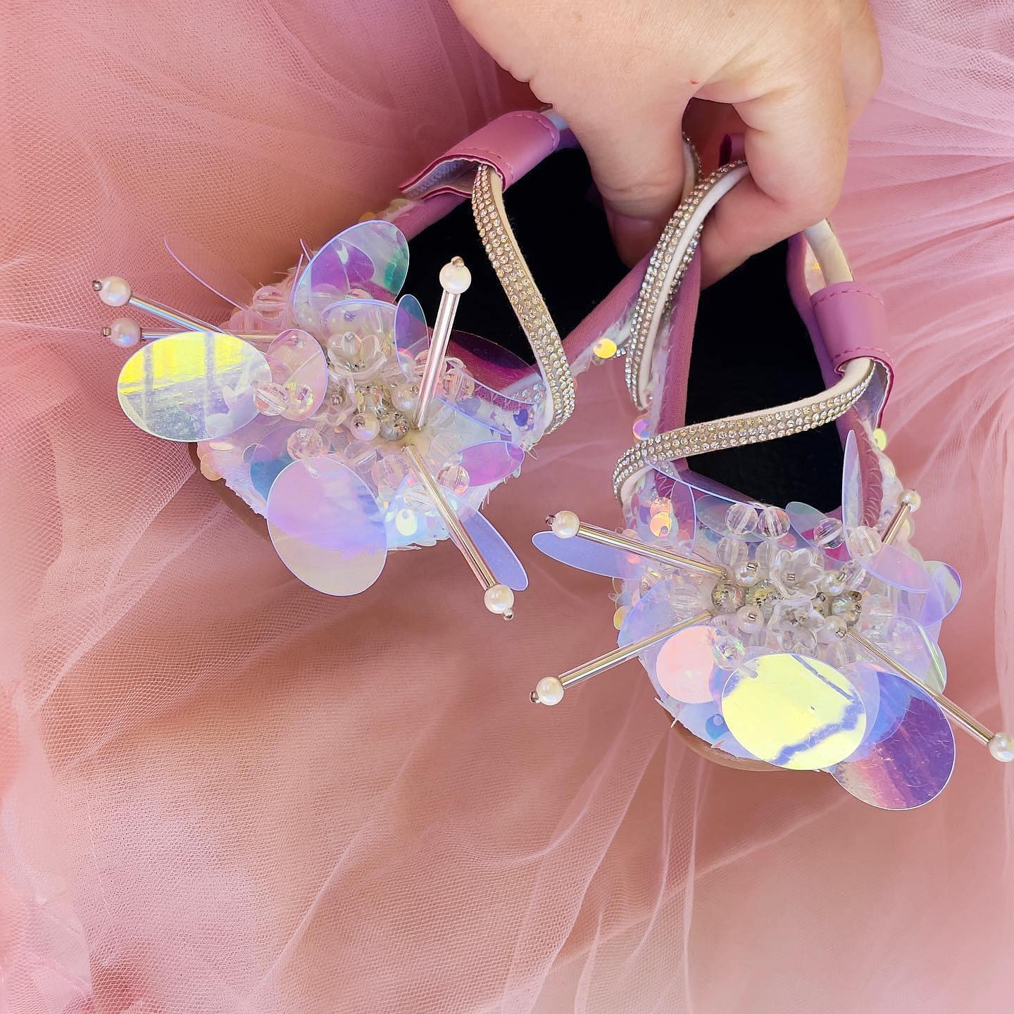 Shining party shoes