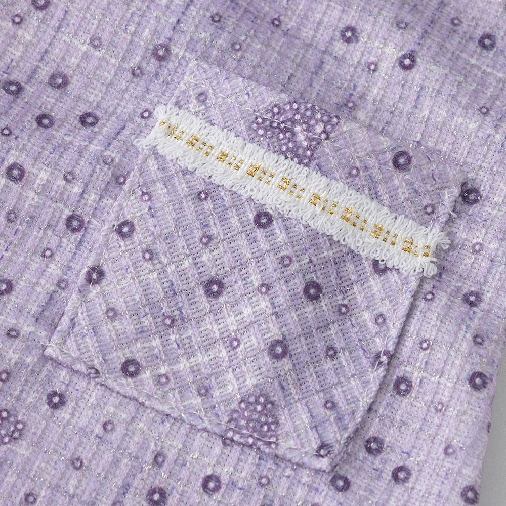 Long sleeve dress with multi-layered tulle skirt hem and big bow at chest 2 color