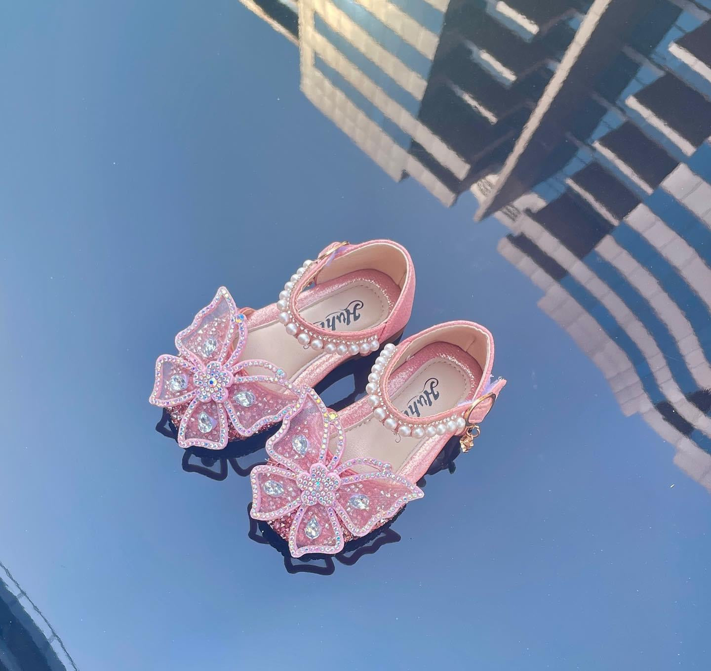 Butterfly shoes silver by dolce kids egypt