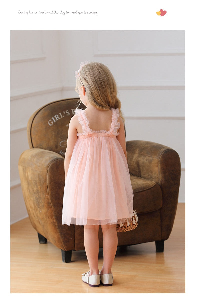 tutu dress with flowers 4 color