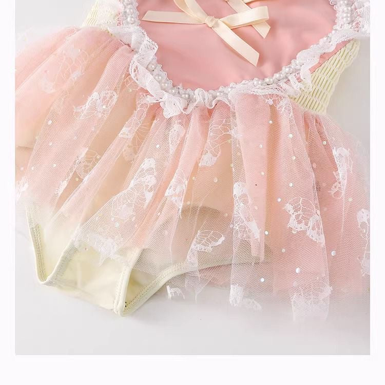 princess swimsuit with lace and bow knot - so sweet !