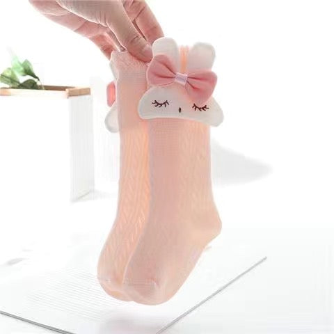 baby socks with rabbit 2  colors