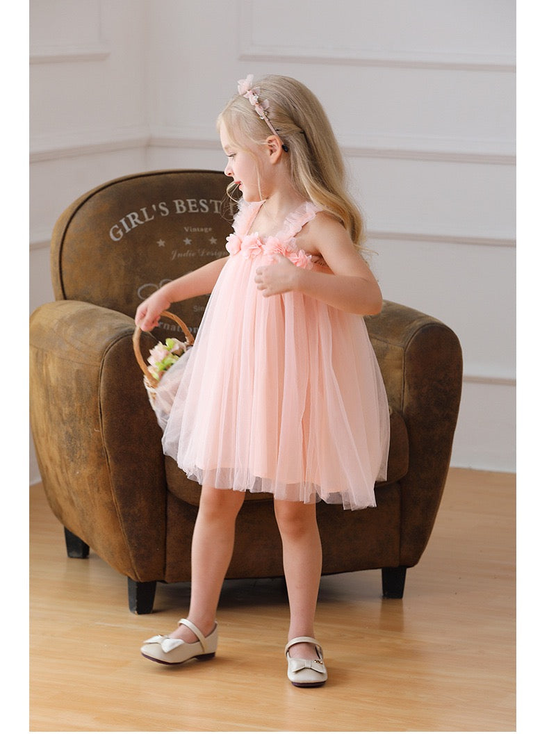 tutu dress with flowers 4 color