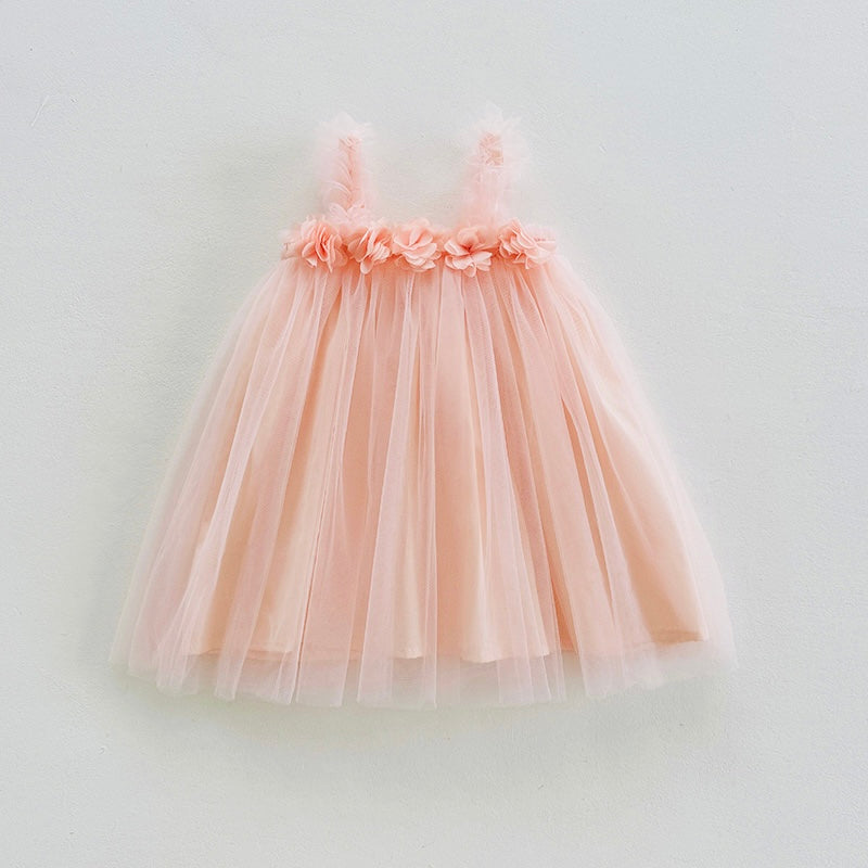 tutu dress with flowers 4 color