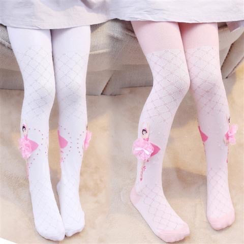 cotton tights with ballet girl 2 color