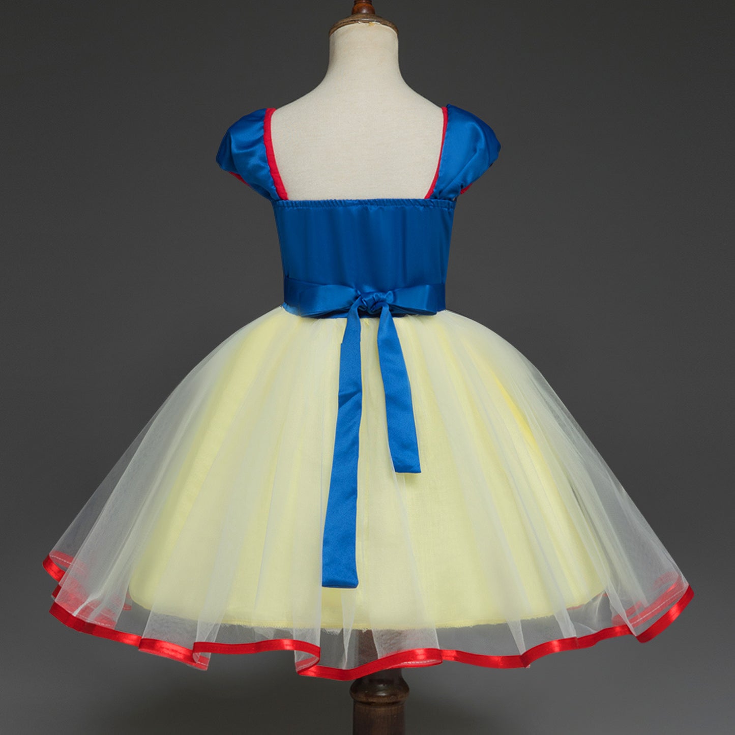 Princess snow white dress satin