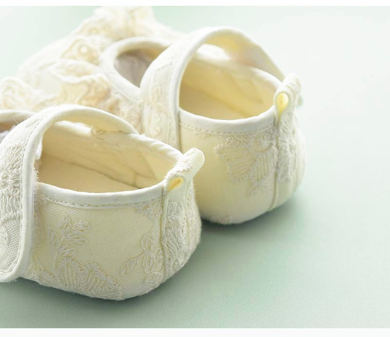 Baby pre-walker shoes lace Beige