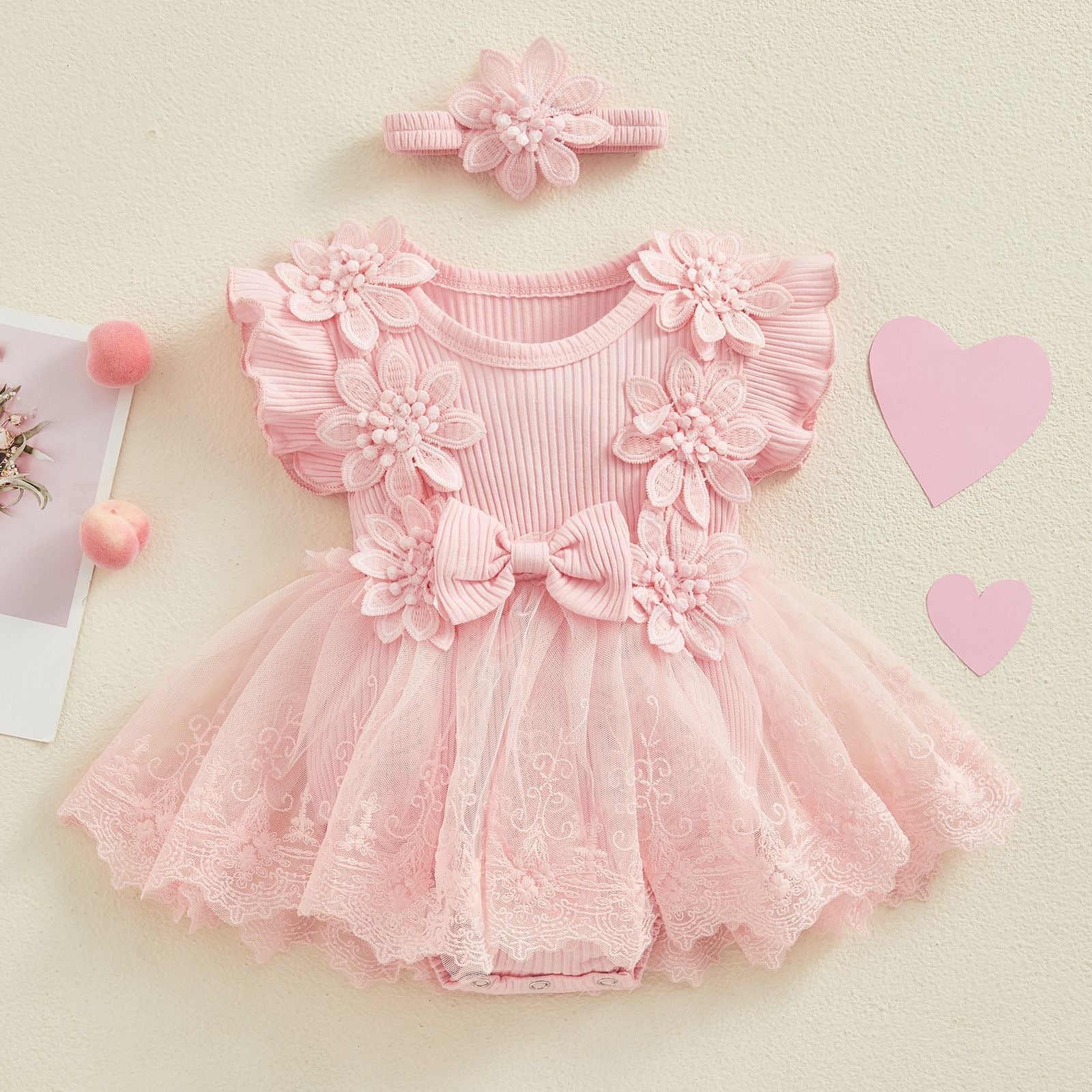 Baby shops girl lace romper