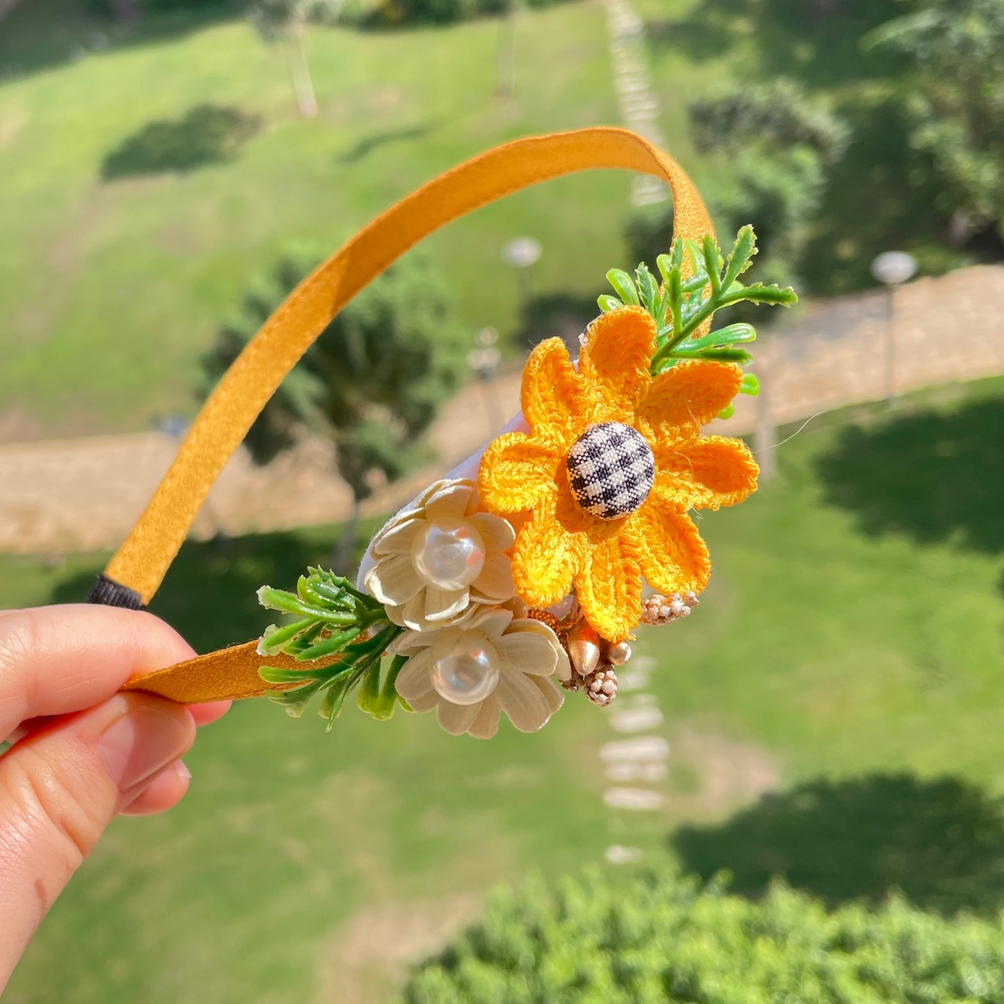 flower headband for girls