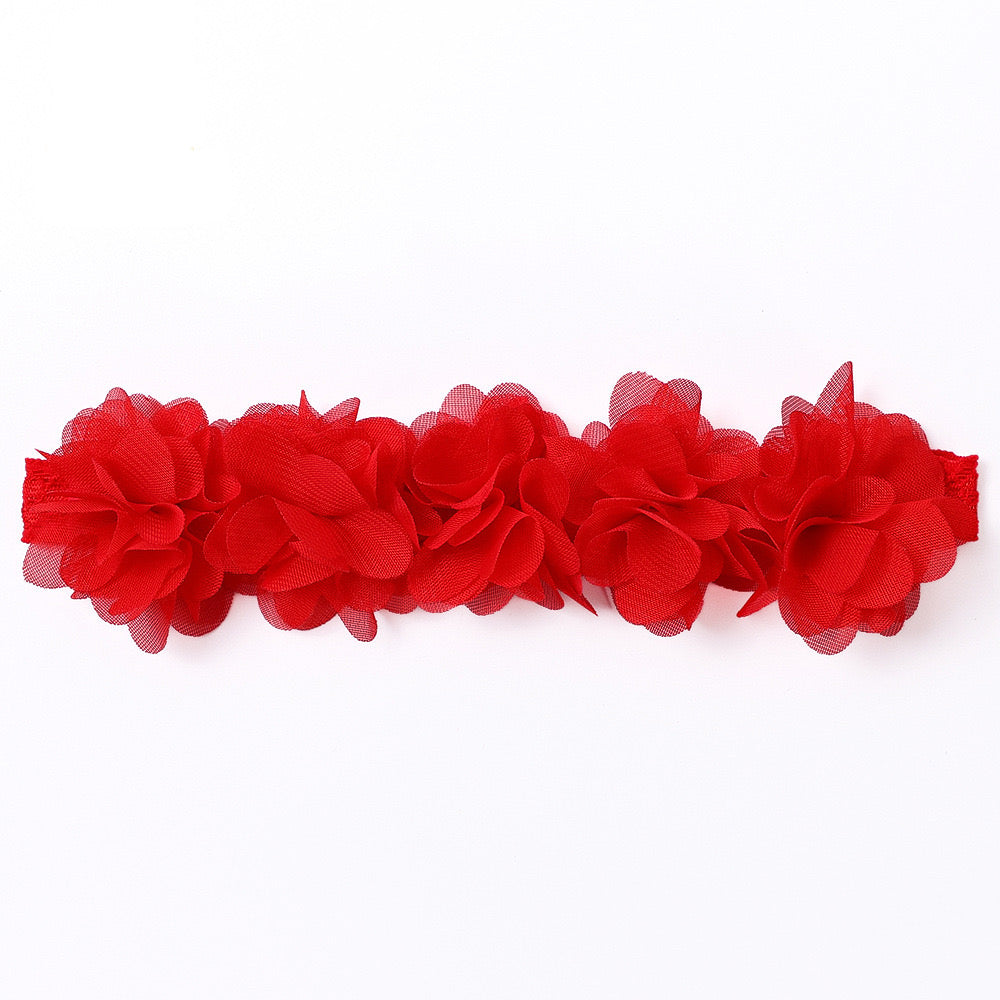 Headband 5 flowers 6 color