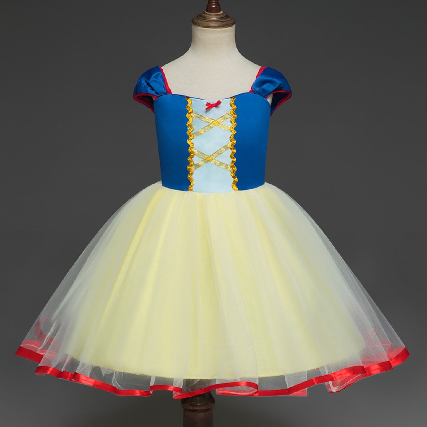 Princess snow white dress satin