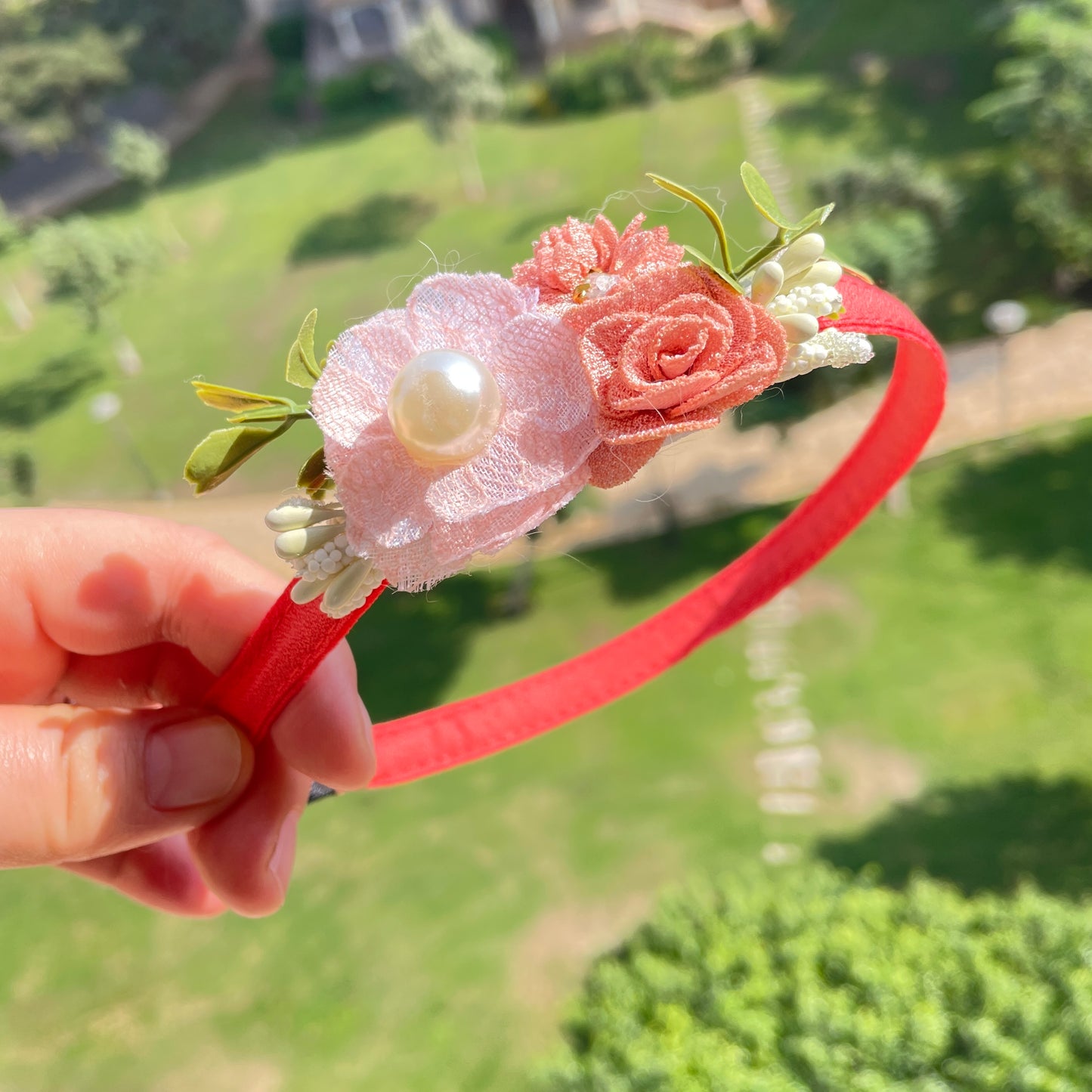 flower headband for girls