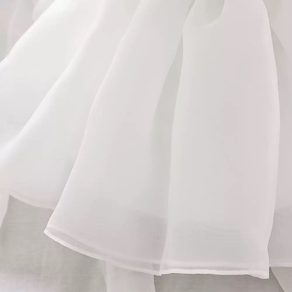 2 pcs set Elegant Princess dress with roses +  headband 2 color