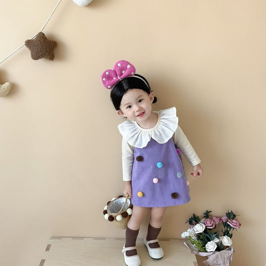 Set of 2 pcs. Long sleeve T-shirt + dress