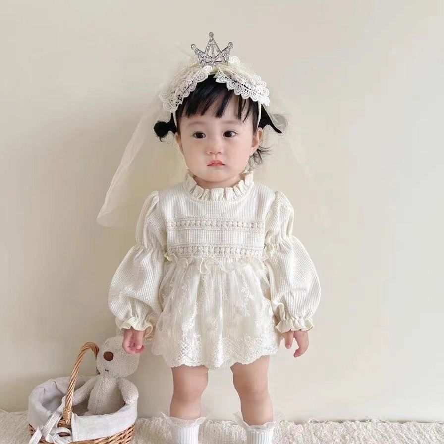 Long sleeve romper dress