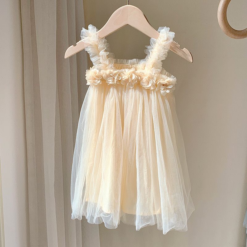 tutu dress with flowers 4 color