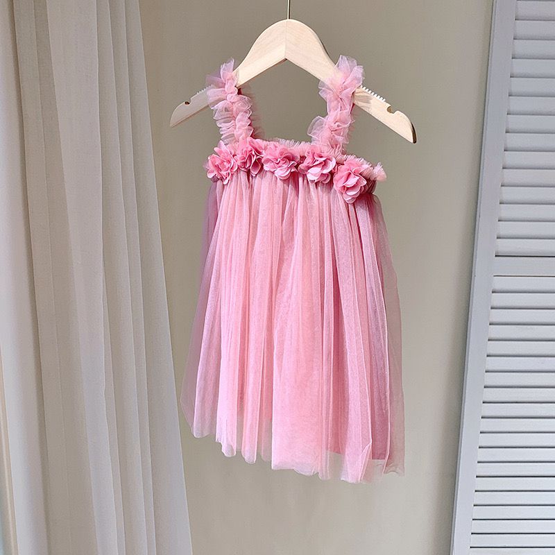 tutu dress with flowers 4 color