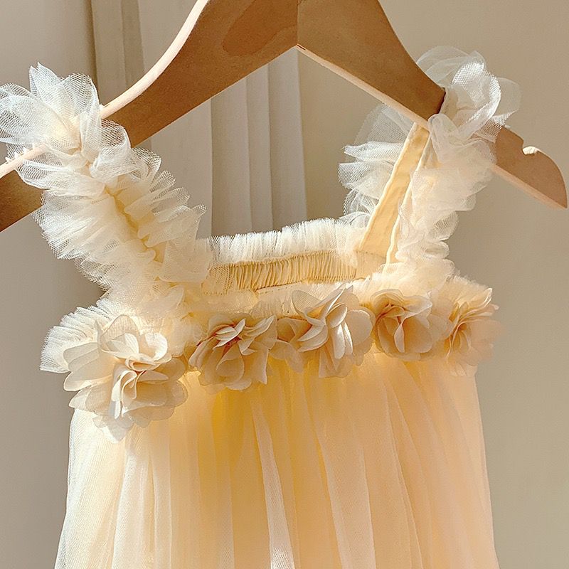 tutu dress with flowers 4 color