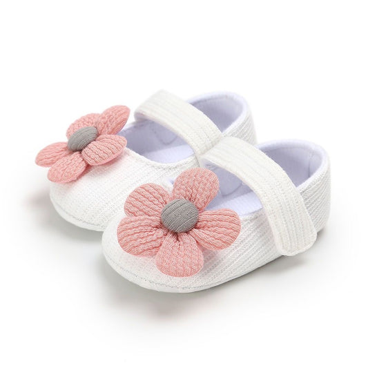 Baby pre-walker shoes with flowers