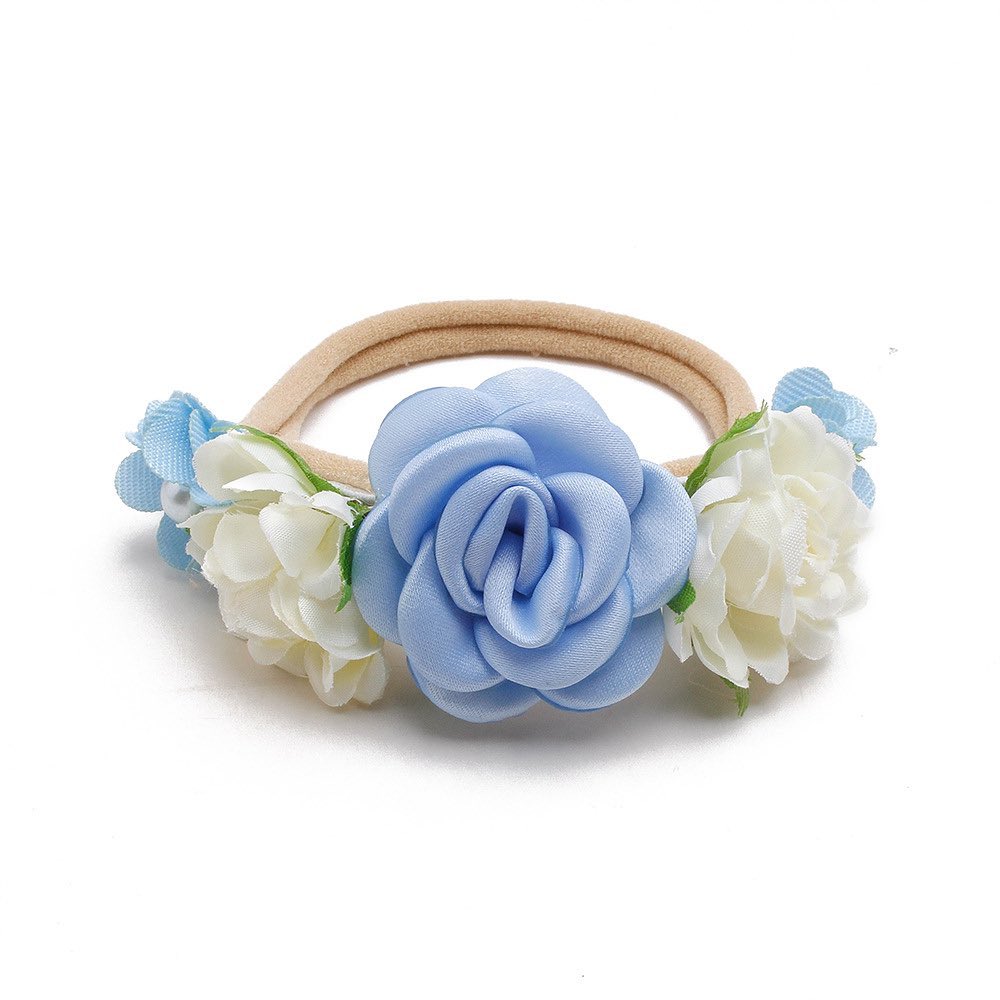 nylon flower headband very soft